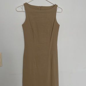Forever 21 tan midi dress